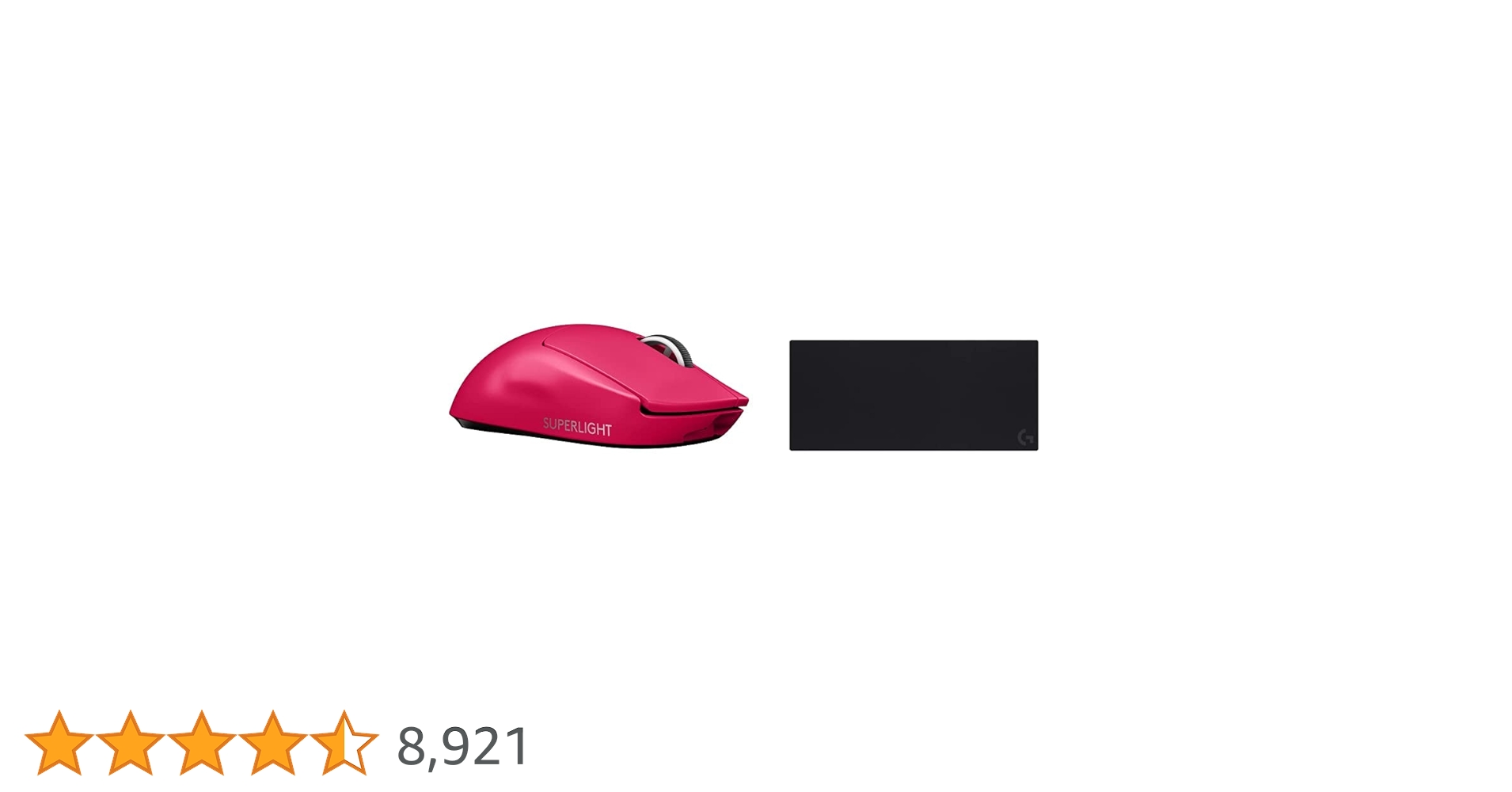 マウス・トラックボール Logicool G Pro X Superlight Magenta Logitech G PRO X SUPERLIGHT Mouse optical 5 buttons wireless
